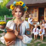 женщина, девушка, украинка, вышиванка, изображения, картины, репродукции